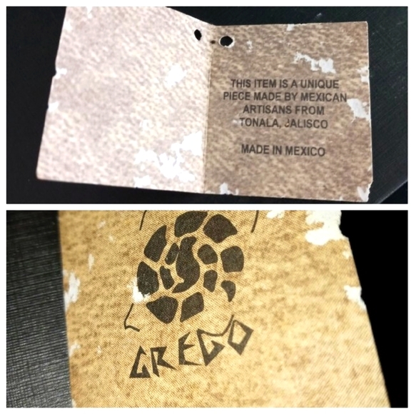 Mexican Rustic Distressed Vase - Picture 13 of 13